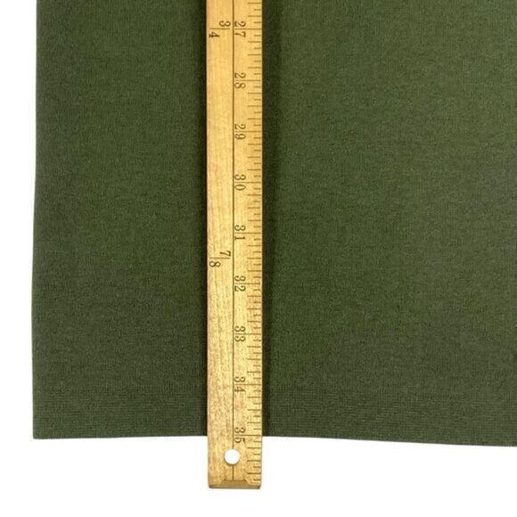 Lauren Ralph Lauren Sweater Dress Women XXS Green V Neck Flutter Sleeve Midi New - Picture 11 of 13